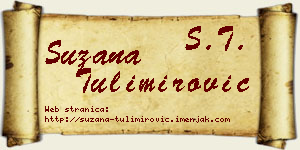 Suzana Tulimirović vizit kartica
